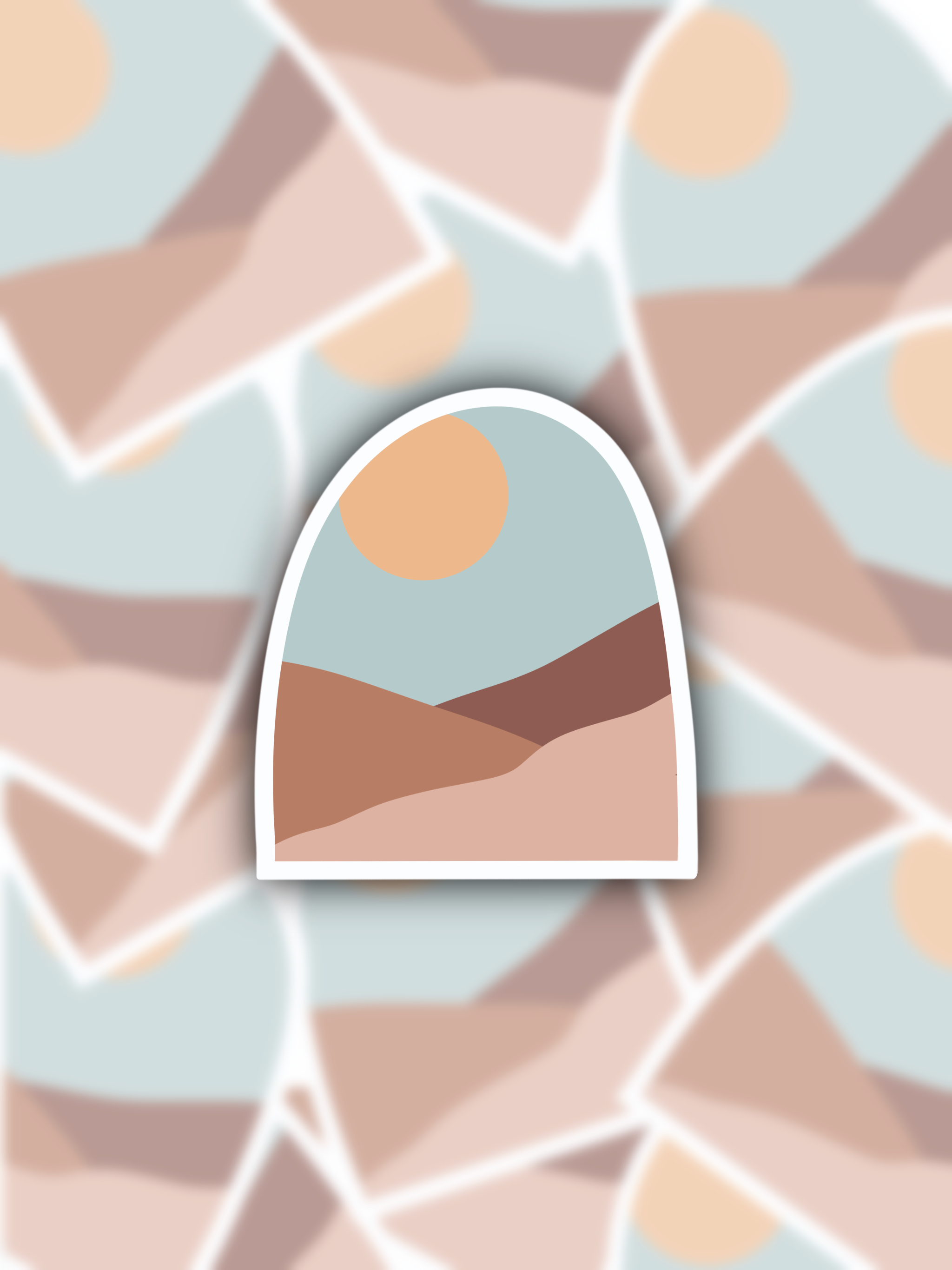 Desert Sunrise sticker