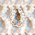 Load image into Gallery viewer, Bookish Girl With Backpack sticker
