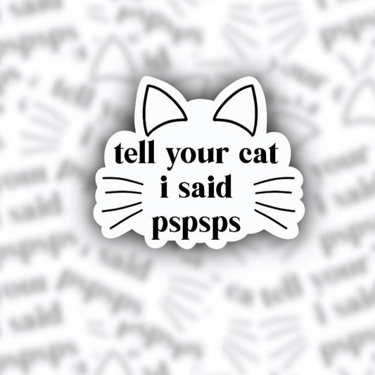 Cat mom sticker - waterproof sticker - RF Design Company