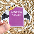 Load image into Gallery viewer, fantasy reader sticker - reading sticker - waterproof sticker - gifts for readers - RF design company
