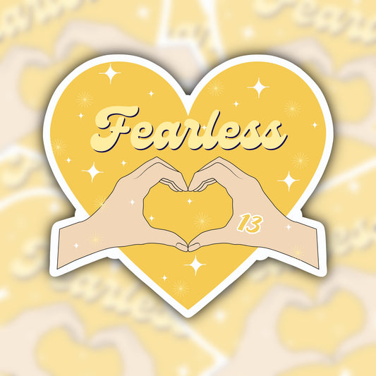 Fearless sticker