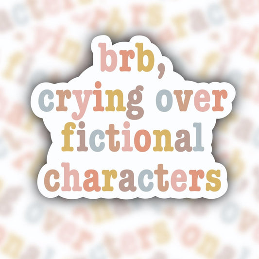 fictional characters sticker - bookish sticker - waterproof sticker - trendy sticker - funny sticker - RF Design Company