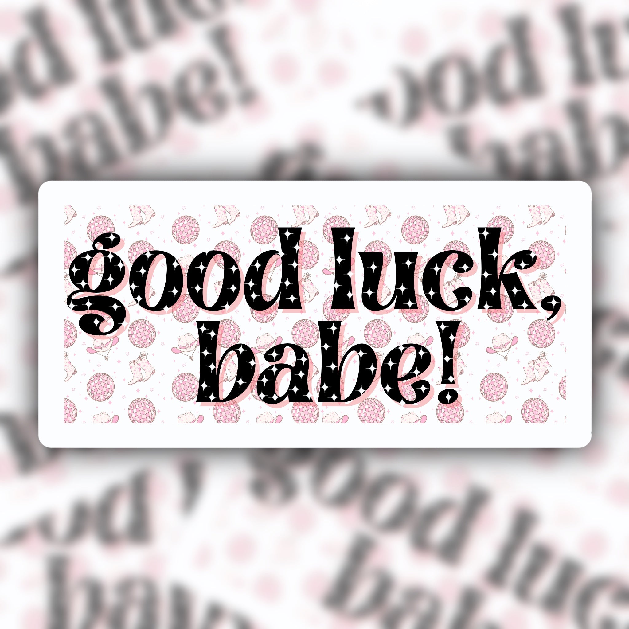 Good Luck, Babe! sticker - Chappell Roan sticker (rectangle)