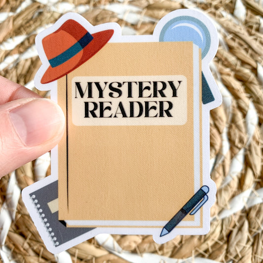 mystery reader sticker - waterproof sticker - gifts for readers - RF design company