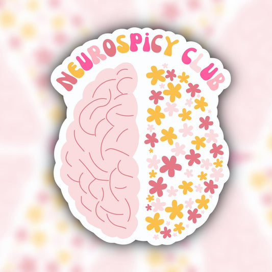 Neurospicy sticker | Autism sticker | RF Design Comapny | Waterproof sticker