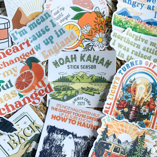 Noah Kahan sticker - waterproof sticker - RF Design Company