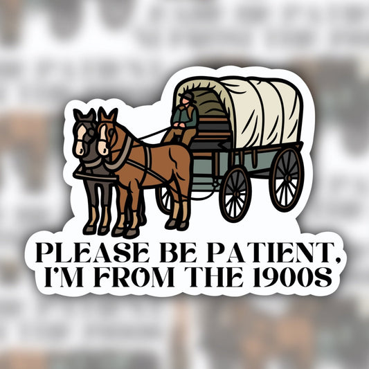 oregon trail sticker - waterproof sticker - trendy sticker - funny sticker - RF Design Company