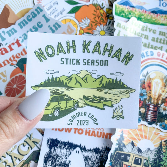 stick season sticker -Noah Kahan sticker - waterproof sticker - RF Design Company