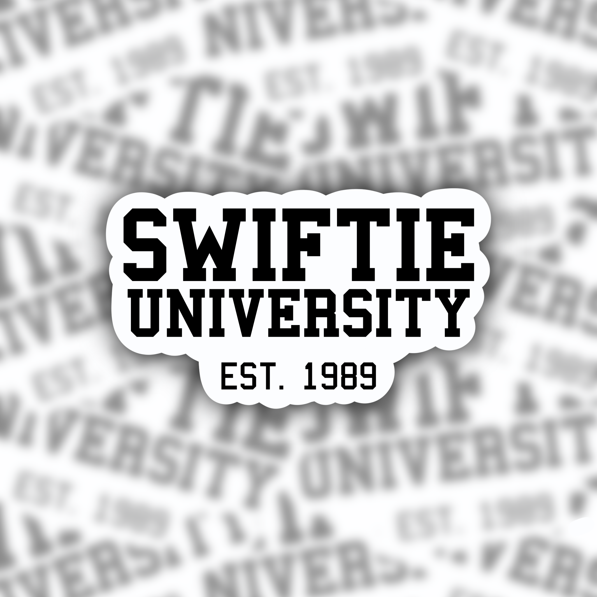 Taylor Swift Swiftie University 1989 sticker