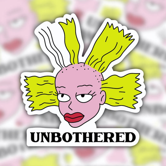 unbothered cynthia sticker - rugrats sticker - waterproof sticker - trendy sticker - funny sticker - RF Design Company