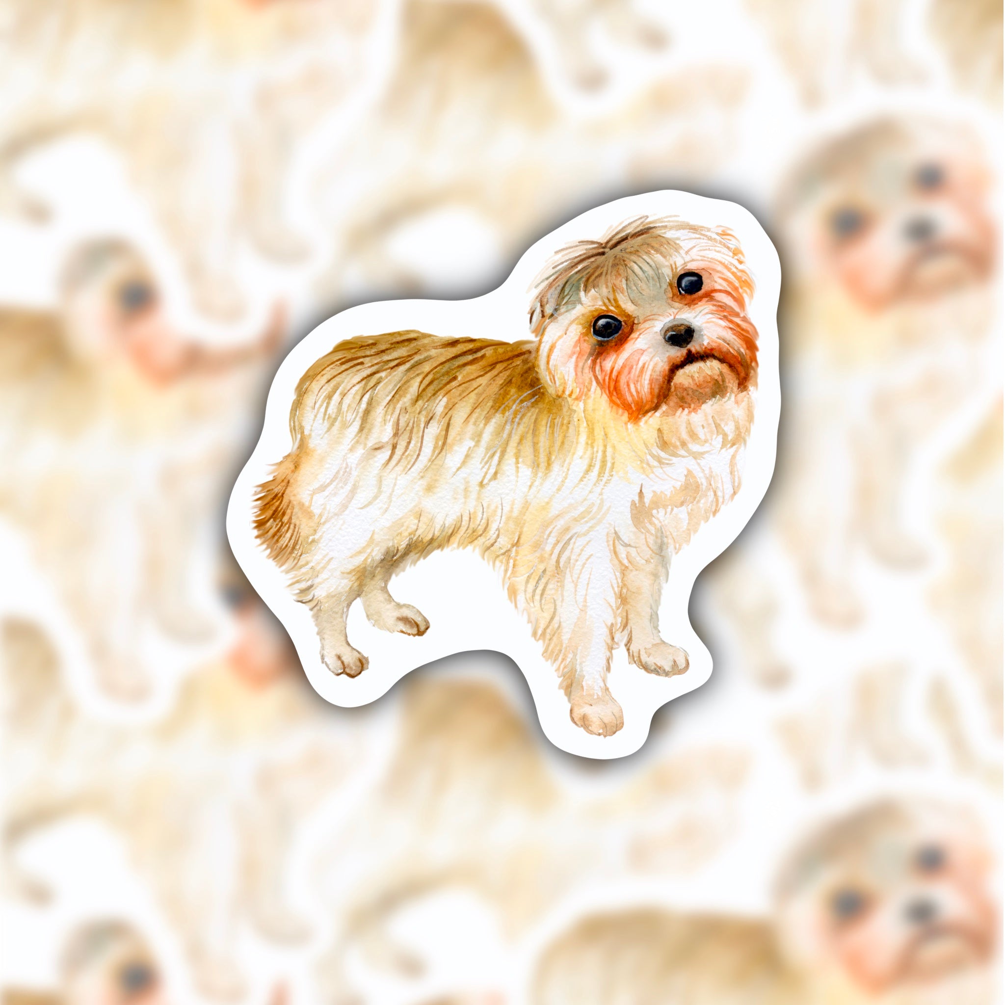 Yorkshire Terrier waterproof sticker - dog sticker for cars - dog magnet for cars - RF Design Company