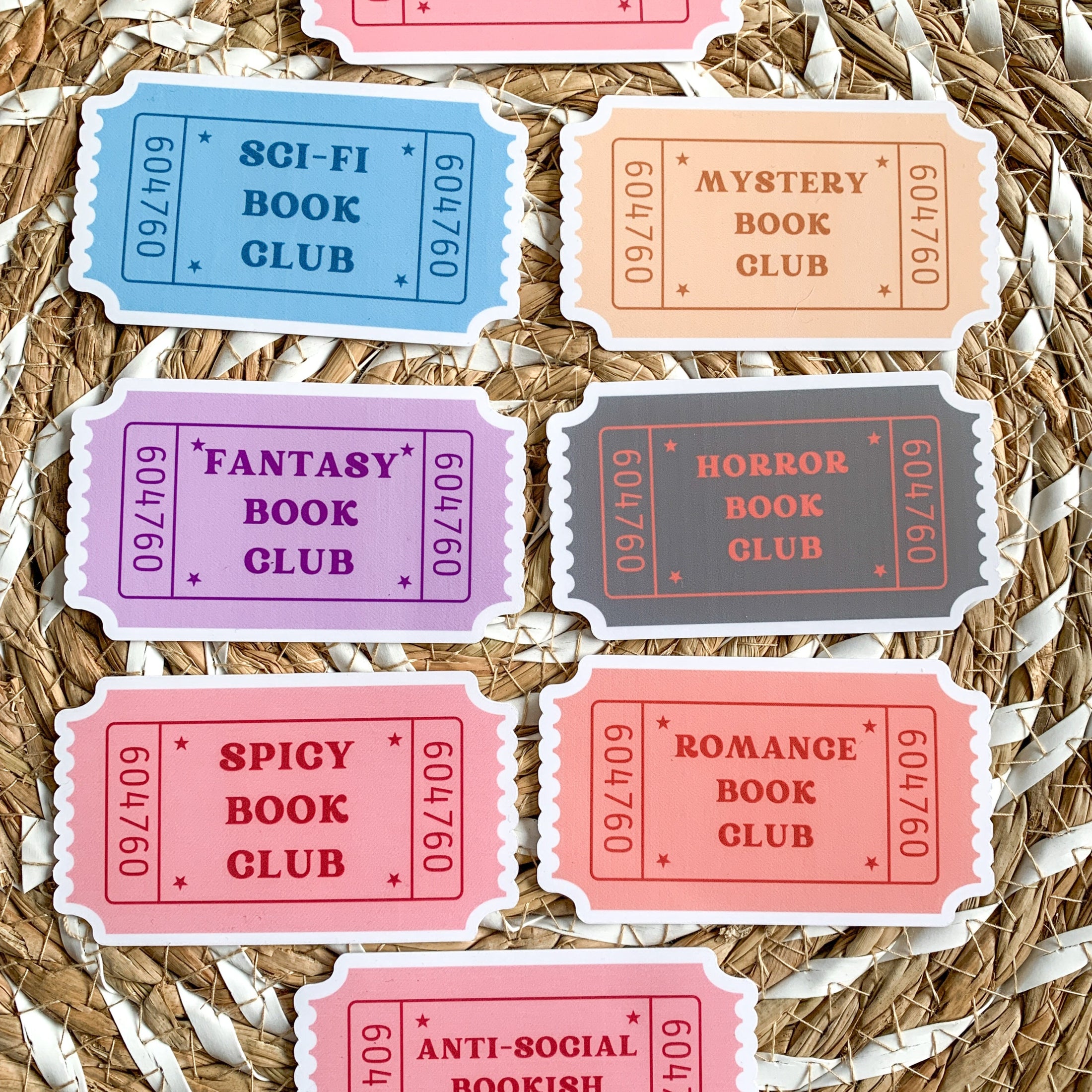 romance book club sticker - waterproof sticker - gifts for readers - RF design company