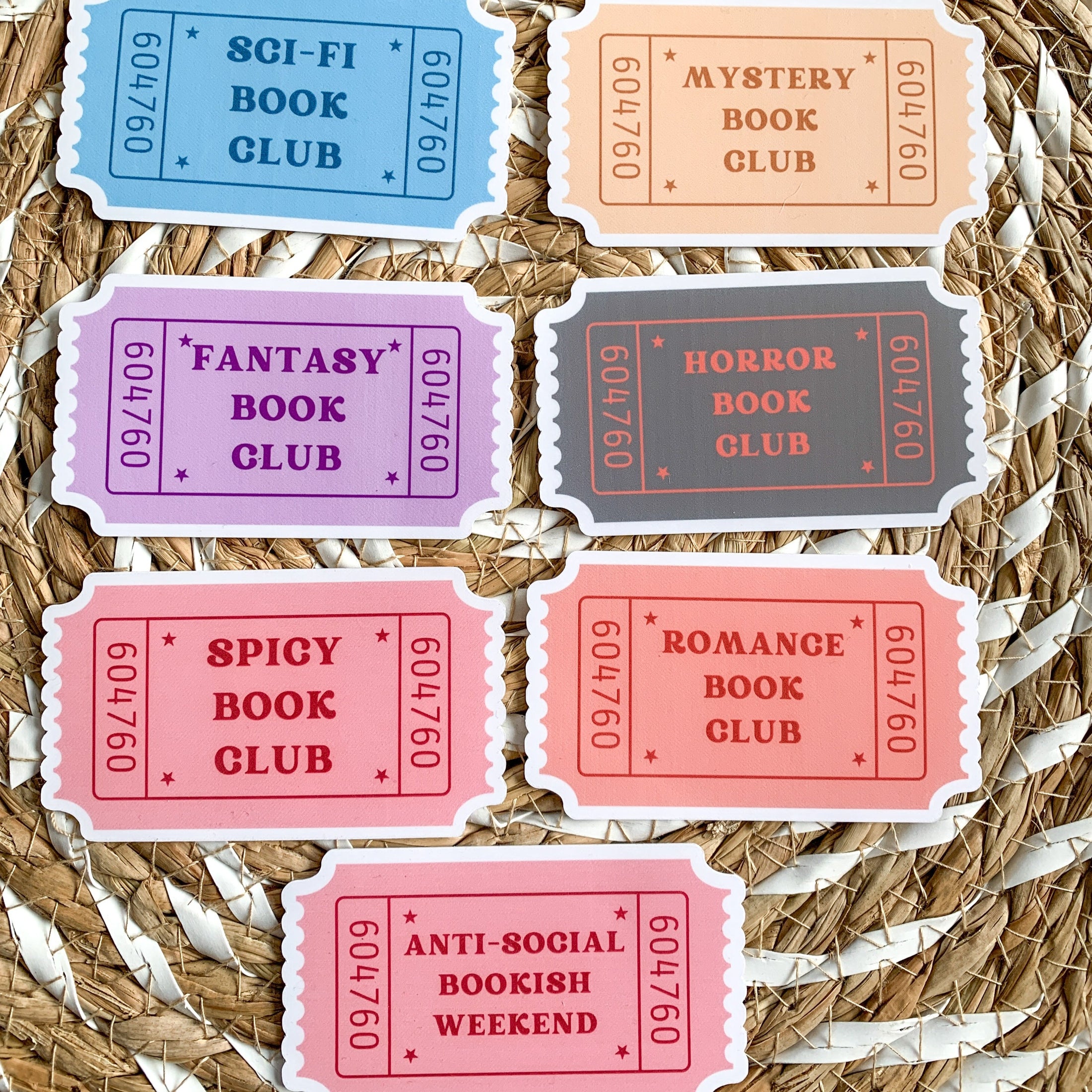 anti social bookish weekend sticker - book club sticker - waterproof sticker - gifts for readers - RF design company