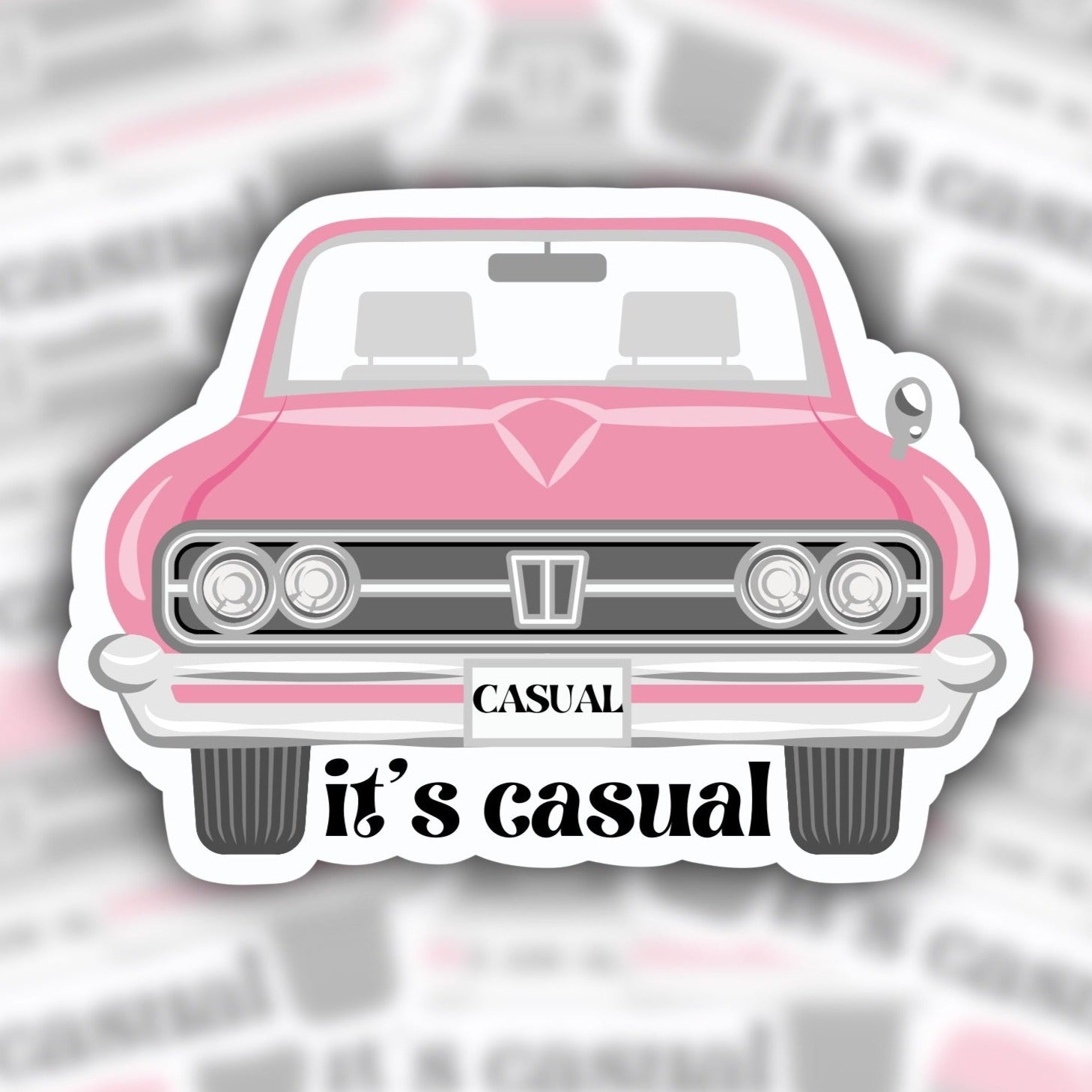 casual sticker - Chappell Roan sticker - waterproof sticker - RF Design company