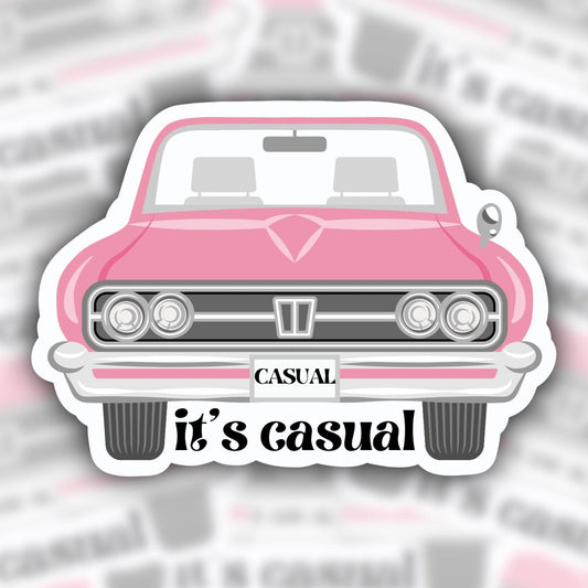 casual sticker - Chappell Roan sticker - waterproof sticker - RF Design company