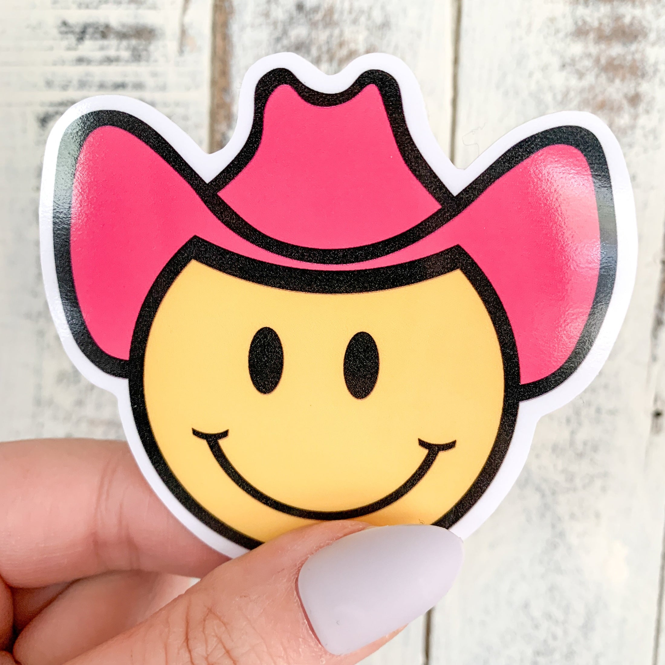 cowboy sticker - cowgirl sticker - yeehaw sticker - waterproof sticker - RF Design Company 