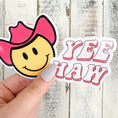 Load image into Gallery viewer, cowboy sticker - cowgirl sticker - yeehaw sticker - waterproof sticker - RF Design Company 
