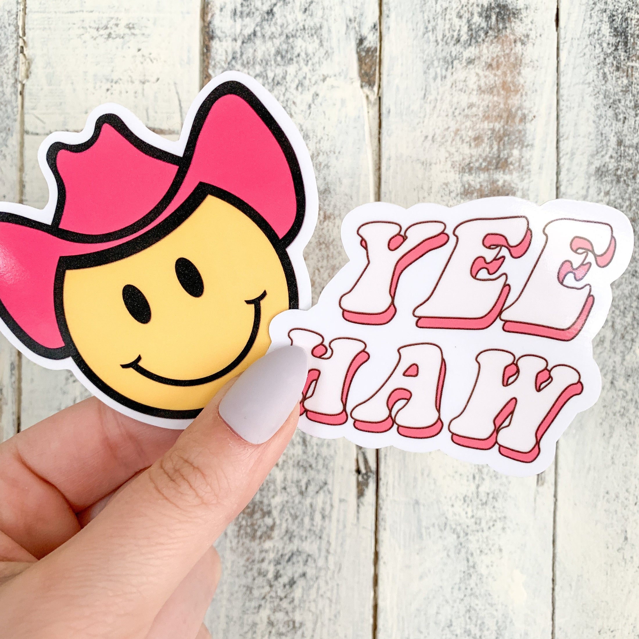 cowboy sticker - cowgirl sticker - yeehaw sticker - waterproof sticker - RF Design Company 