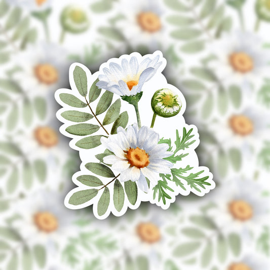 daisy sticker - waterproof sticker - RF design company