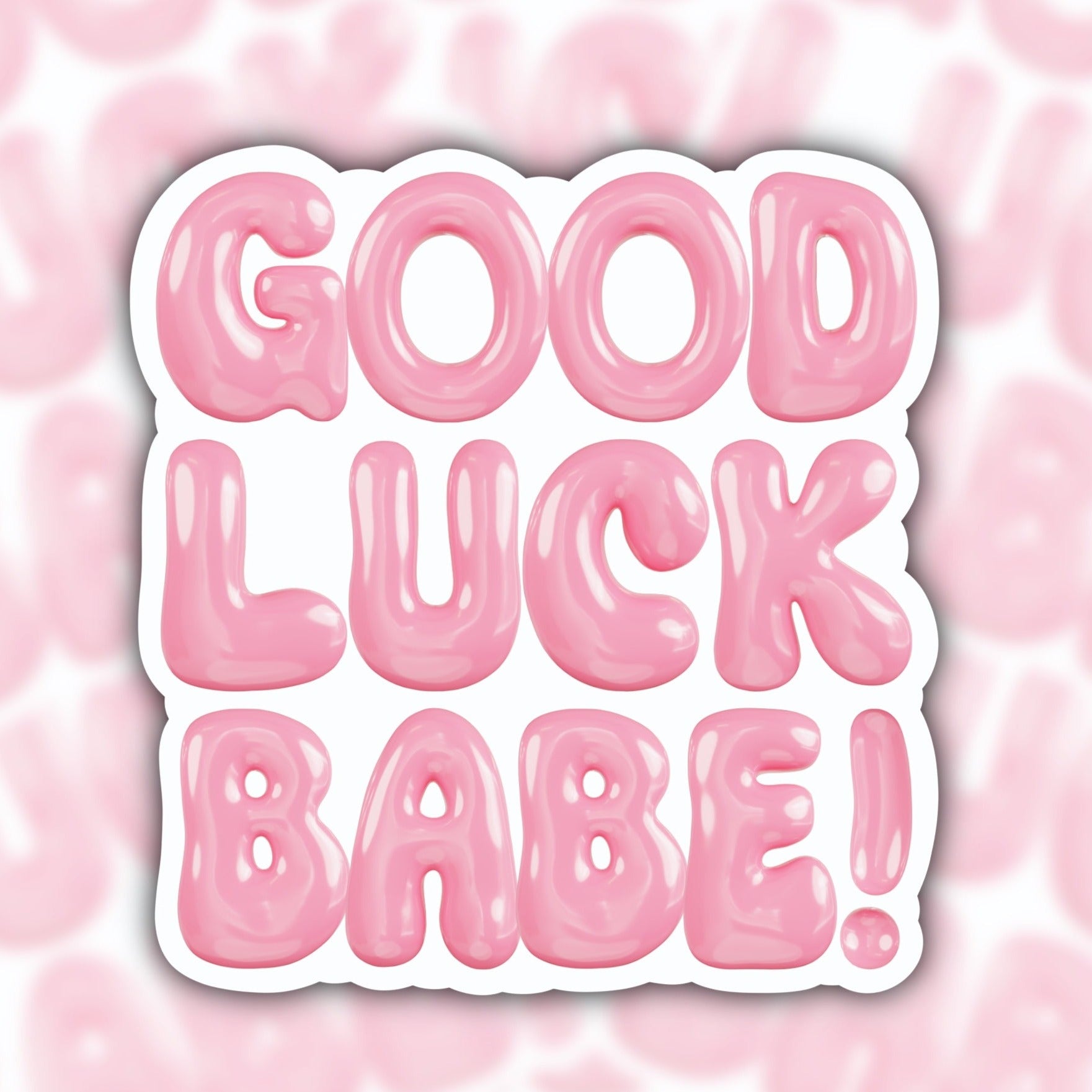 good luck babe sticker - Chappell Roan sticker - waterproof sticker - RF Design company