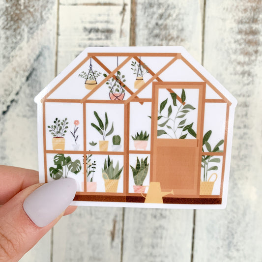 greenhouse sticker - floral sticker - flower sticker - waterproof sticker - RF Design Company