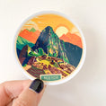 Load image into Gallery viewer, machu picchu sticker - travel sticker - wanderlust sticker - waterproof sticker - RF Design Company
