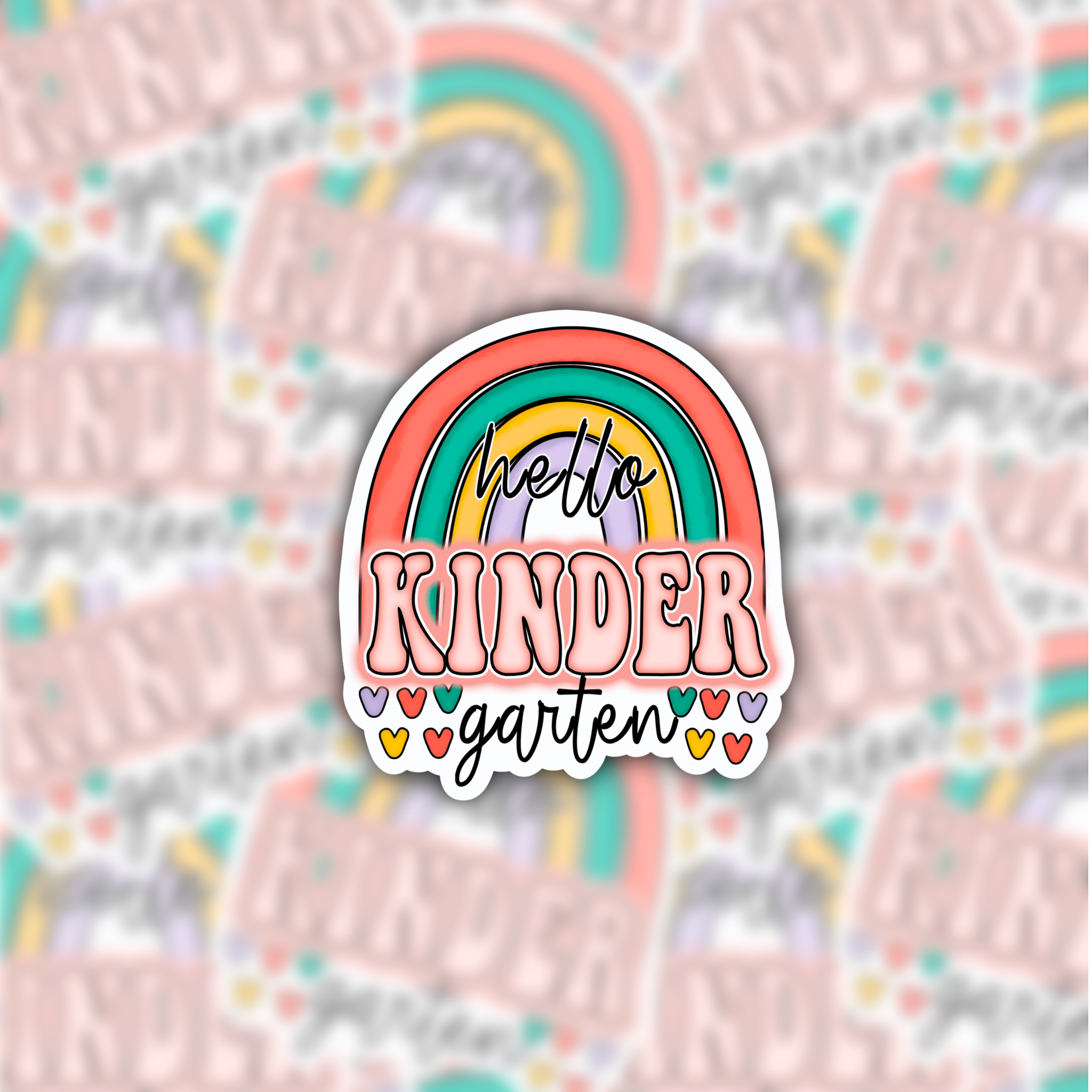 Kindergarten teacher sticker