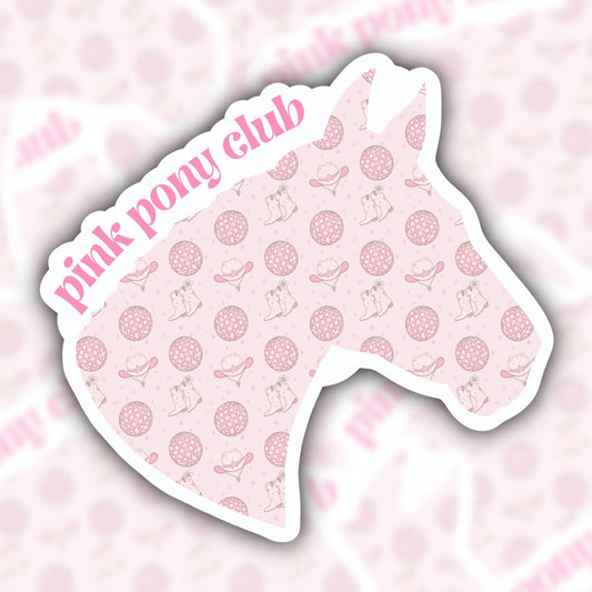 pink pony club sticker - Chappell Roan sticker - waterproof sticker - RF Design company