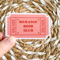 Load image into Gallery viewer, romance book club sticker - waterproof sticker - gifts for readers - RF design company
