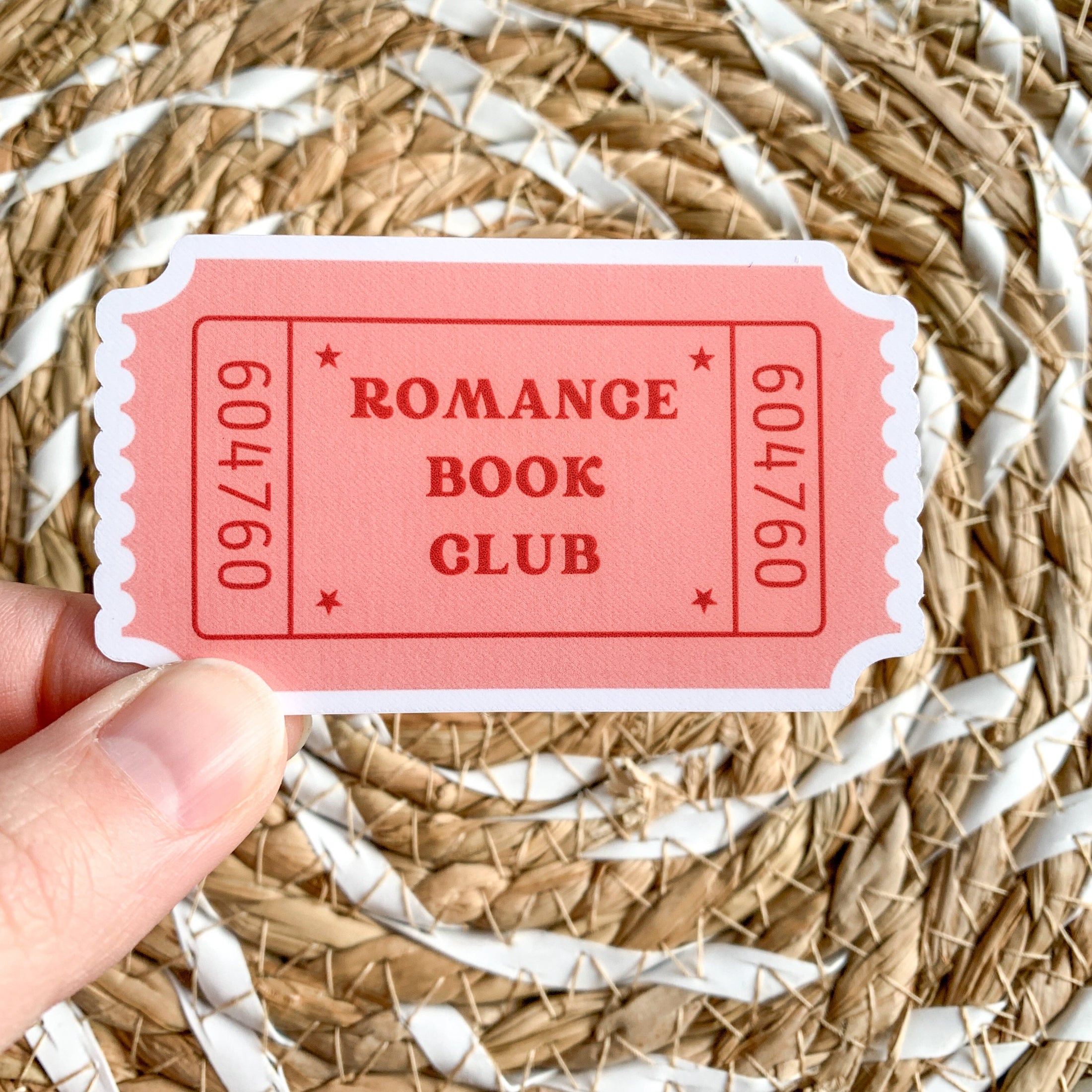 romance book club sticker - waterproof sticker - gifts for readers - RF design company