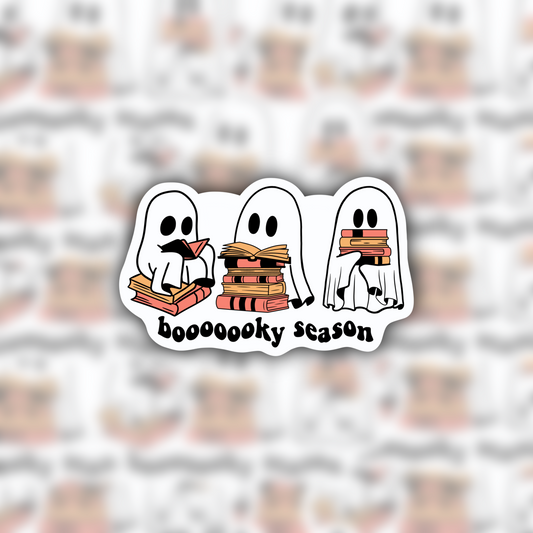 Booky Season Spooky Season sticker