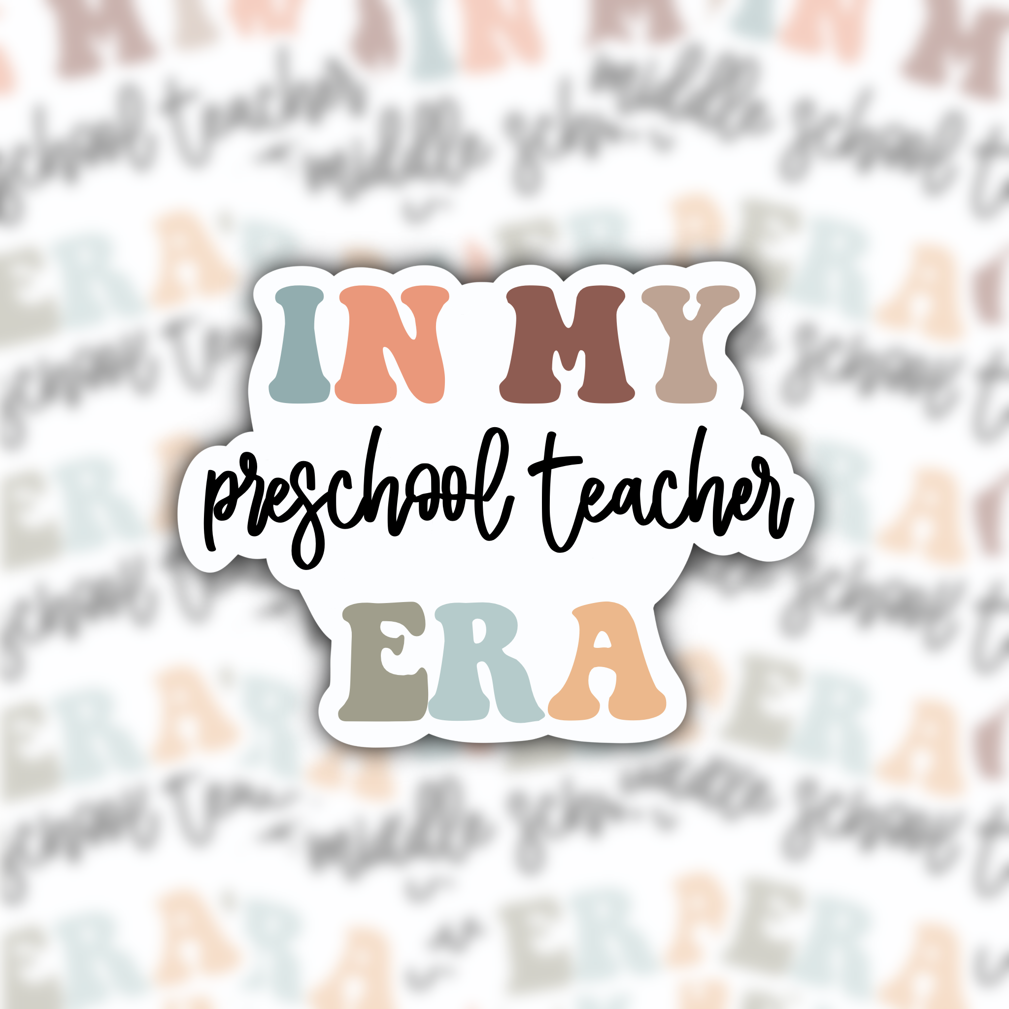 Personalized Teacher Eras Stickers