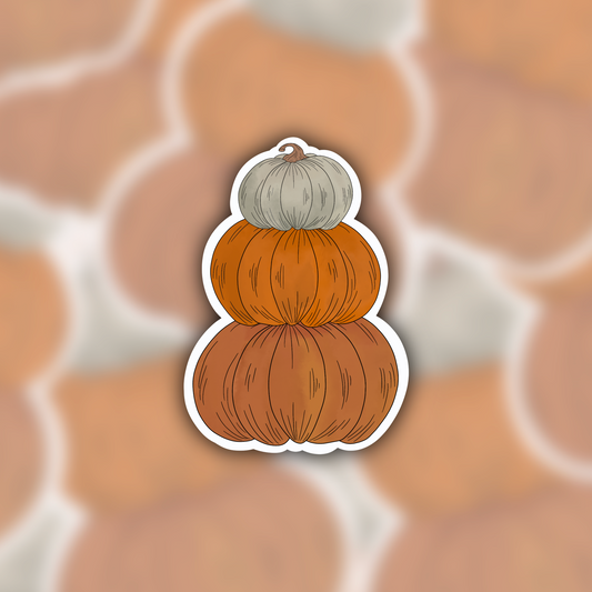 Stack of Pumpkins sticker