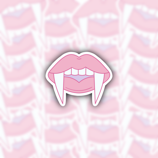 Vampire Fangs sticker